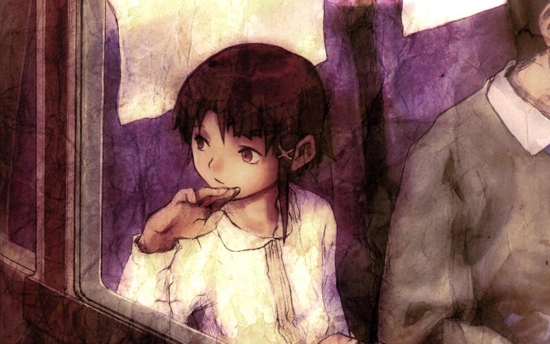 Child Sitting on Train
