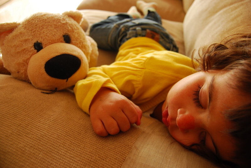 Child Sleeping on Couch