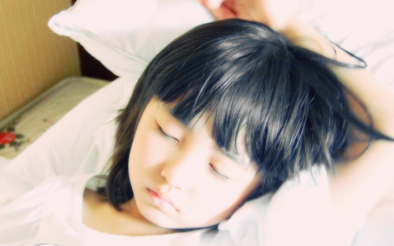 child sleeping peacefully