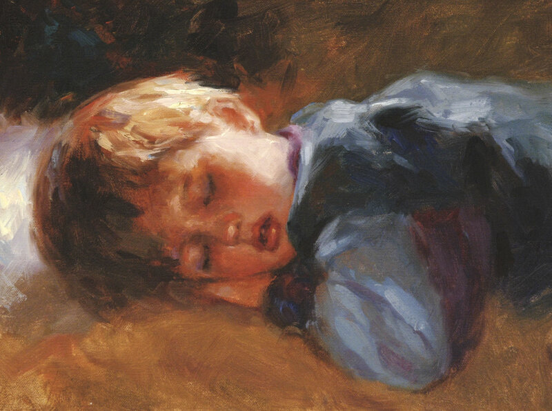 child sleeping peacefully