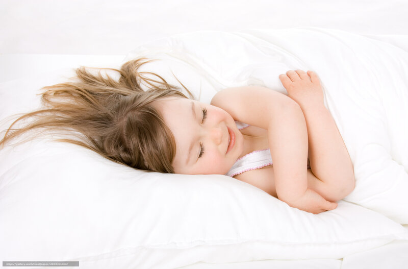 child sleeping peacefully