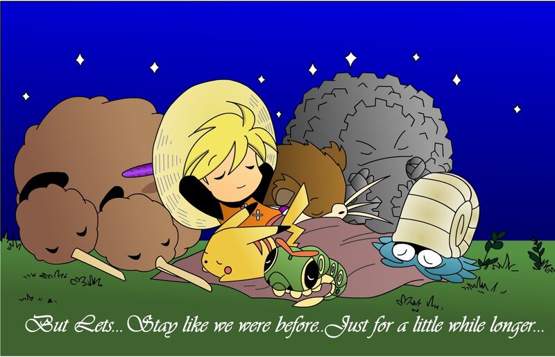 Child Sleeping with Pokémon