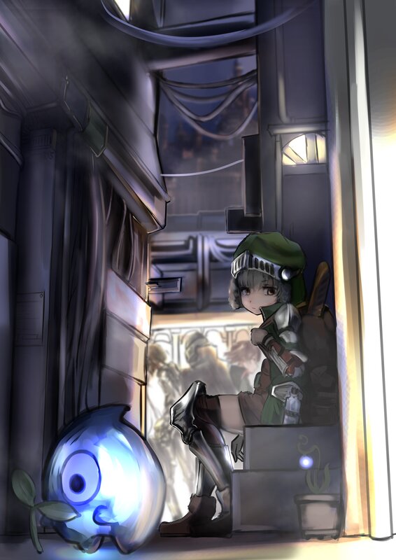 Child Soldier with Glowing Orb