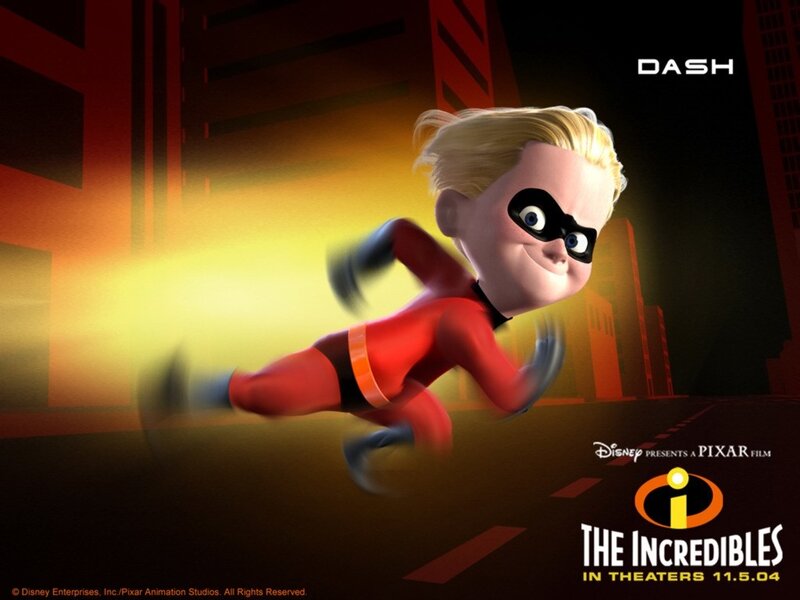 Child Superhero Running