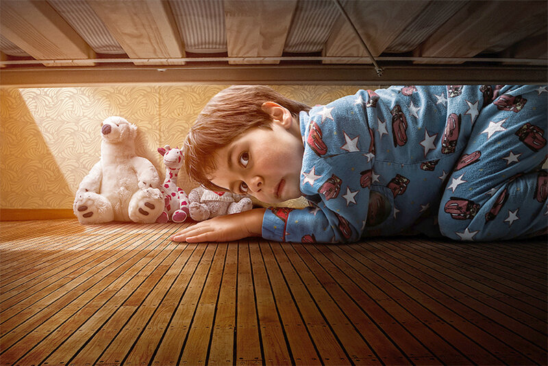 Child under Bed