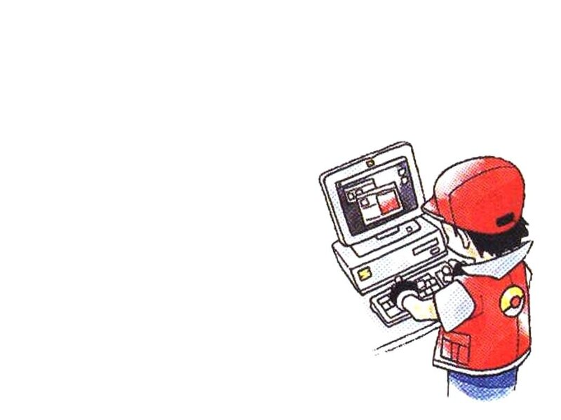 Child Using Laptop — Red