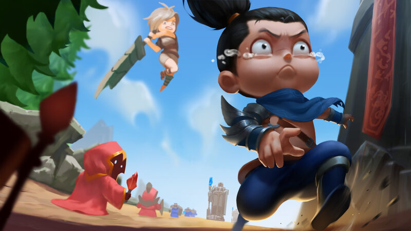 Child Warrior in Action