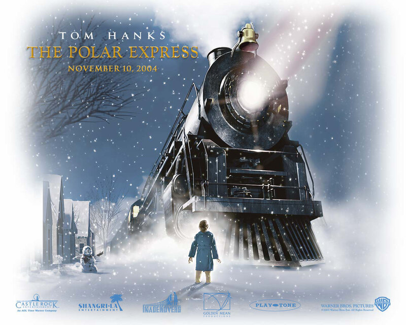 Child Watching Train — Blue