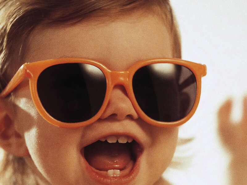 Child Wearing Sunglasses