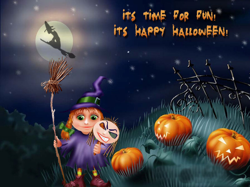 Child Witch in Field
