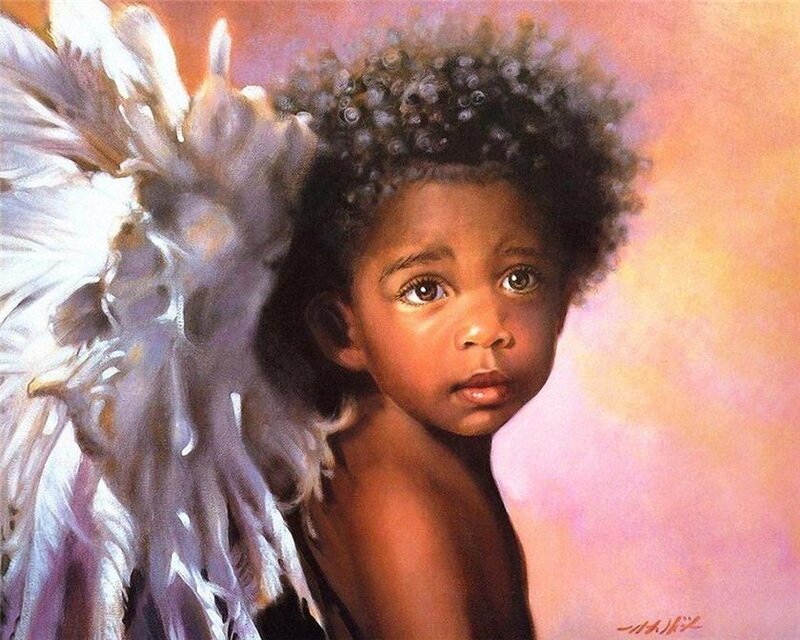 Child with Angel Wings — Pink