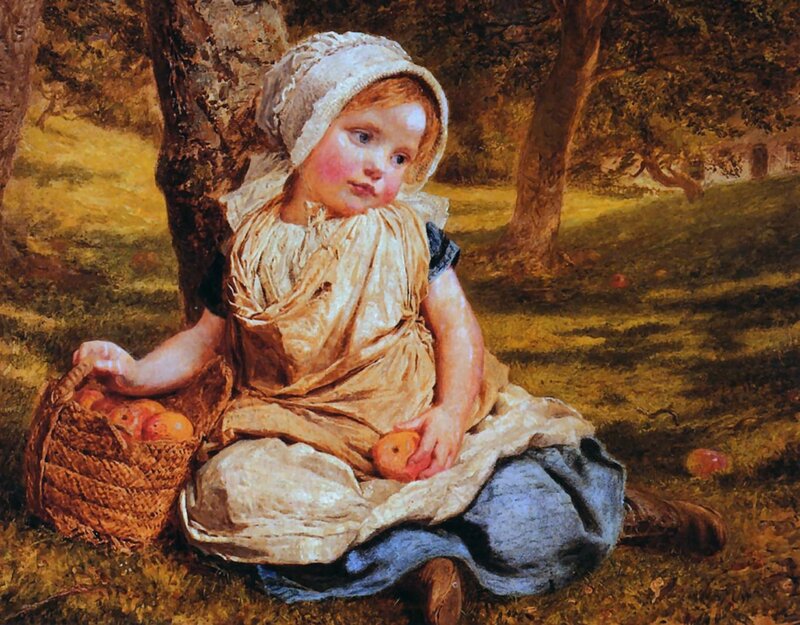 Child with Apples
