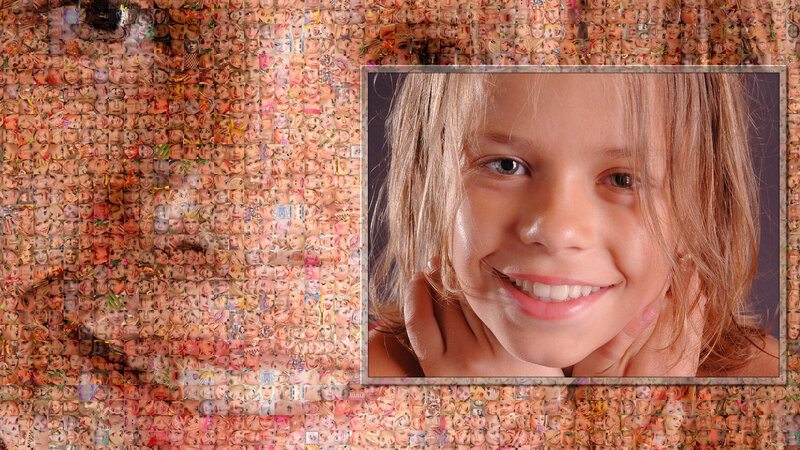 Child with Blonde Hair — Brown