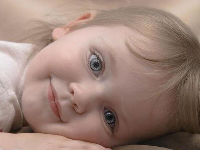 Child with Blue Eyes — Blonde