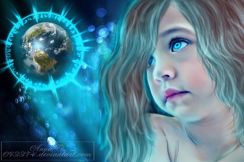 Child with Blue Eyes — Dreamy