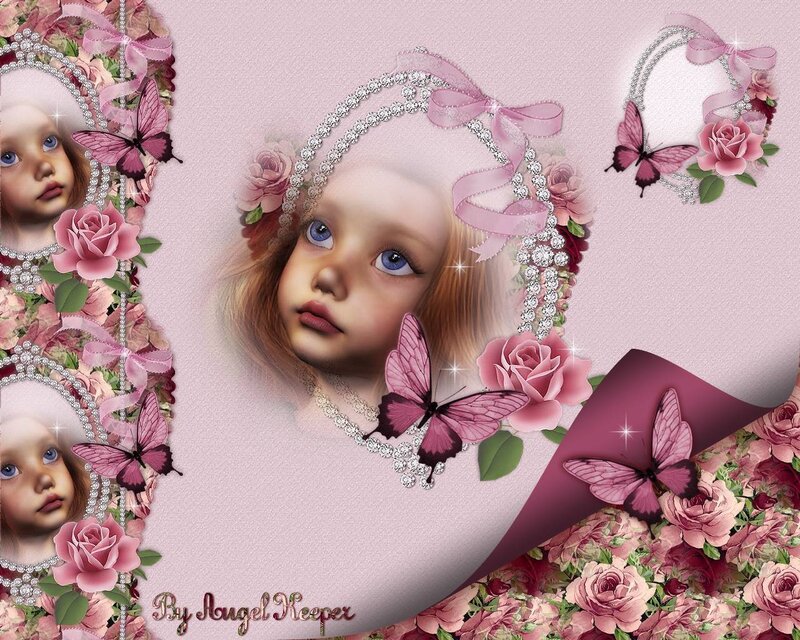 Child with Blue Eyes — Pink