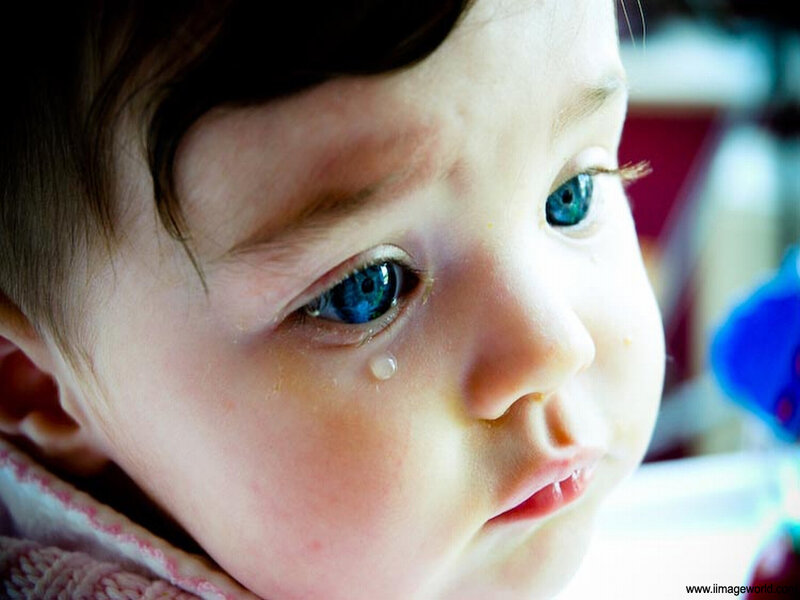 Child with Blue Eyes — Sad