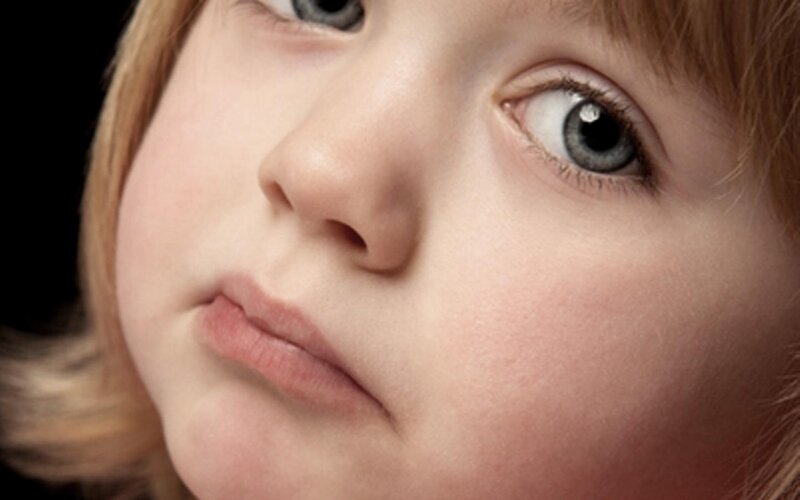 Child with Blue Eyes — Skin Tone
