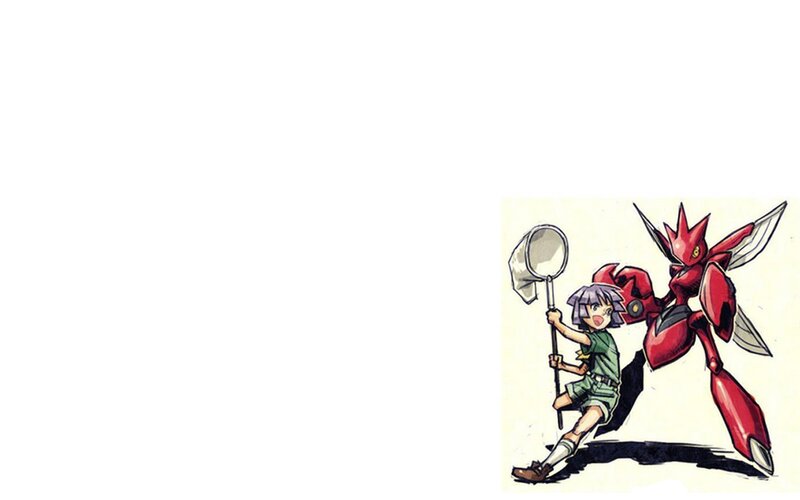 child with bug-catching net