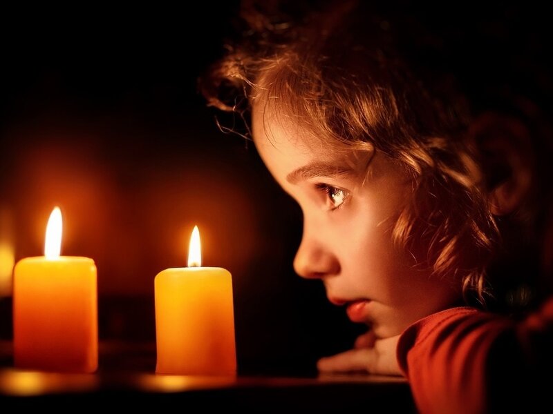 Child with Candles
