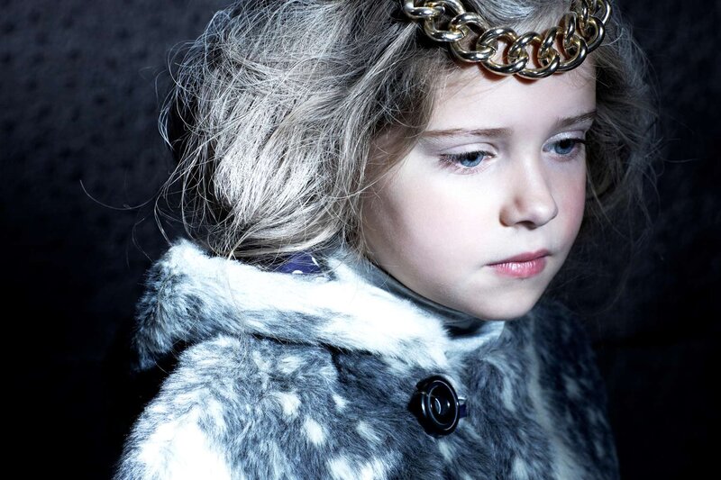 Child with Chain Headband