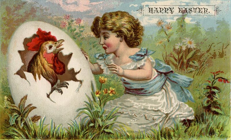 Child with Chicken Egg