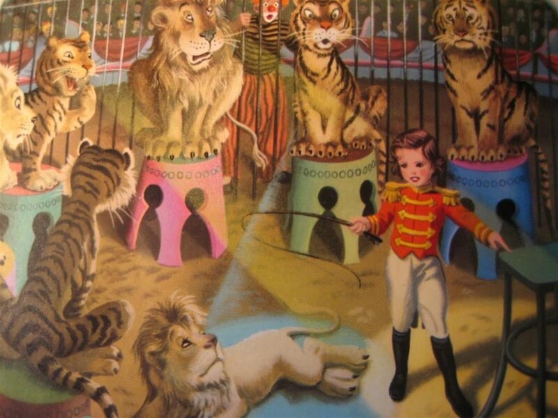 Child with Circus Animals