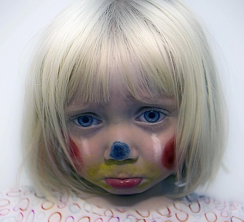 Child with Clown Makeup