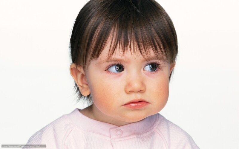 child with curious expression