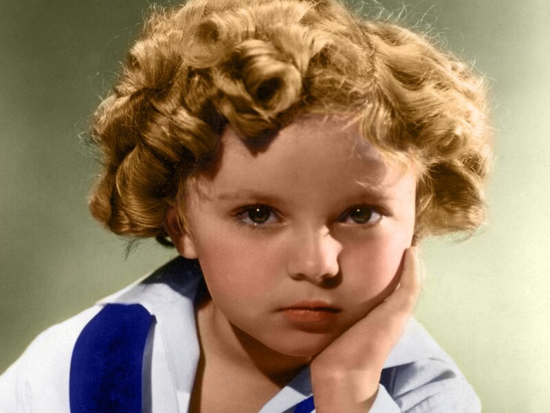 Child with Curly Hair — Blonde, Thoughtful