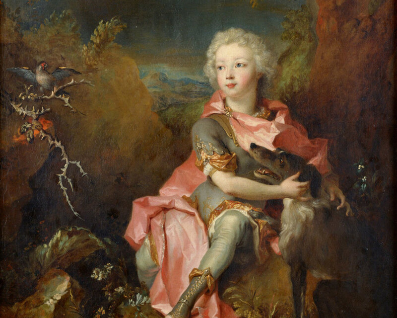 Child with Dog and Bird