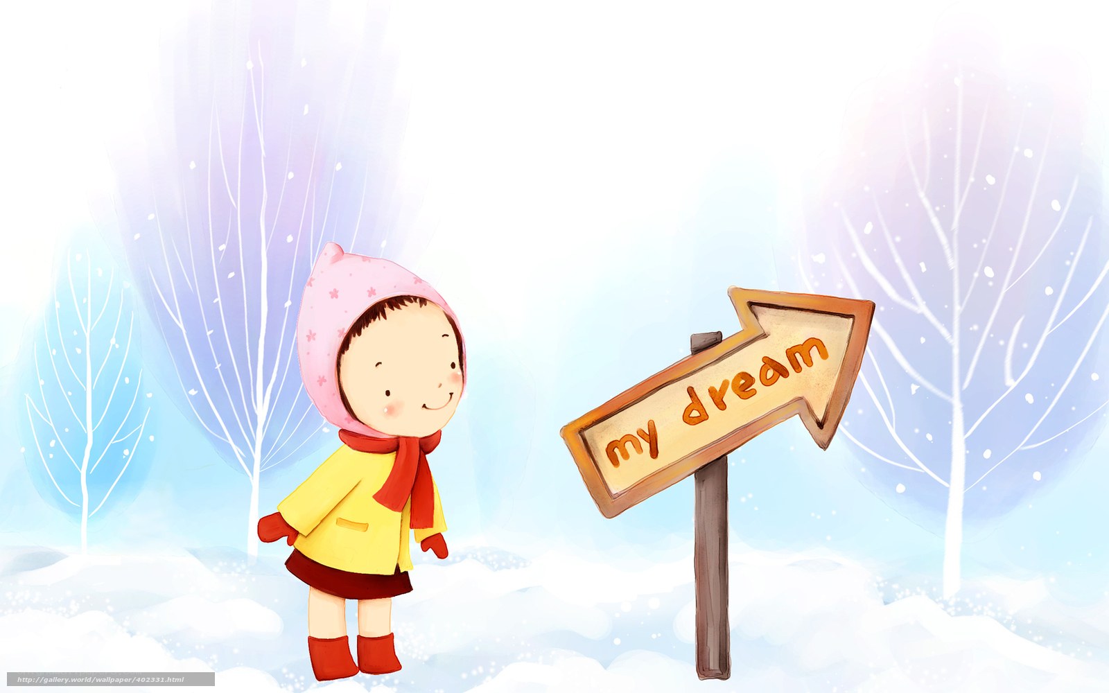 child with dream sign