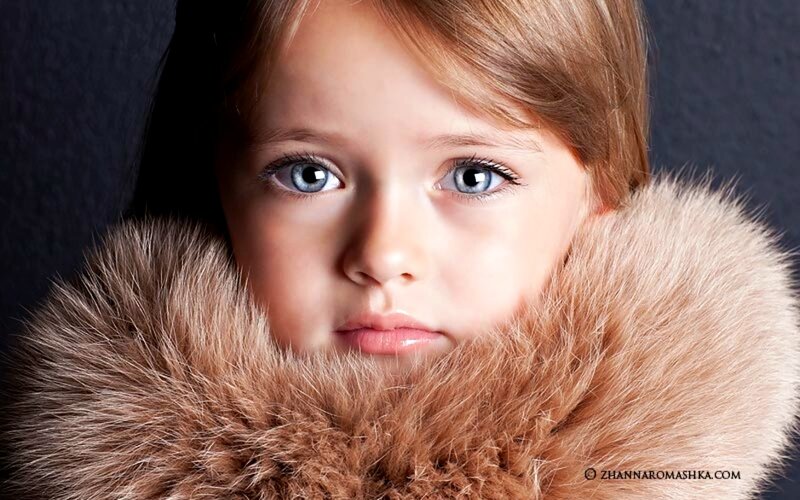 Child with Fur Collar
