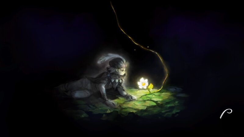 Child with Glowing Flower