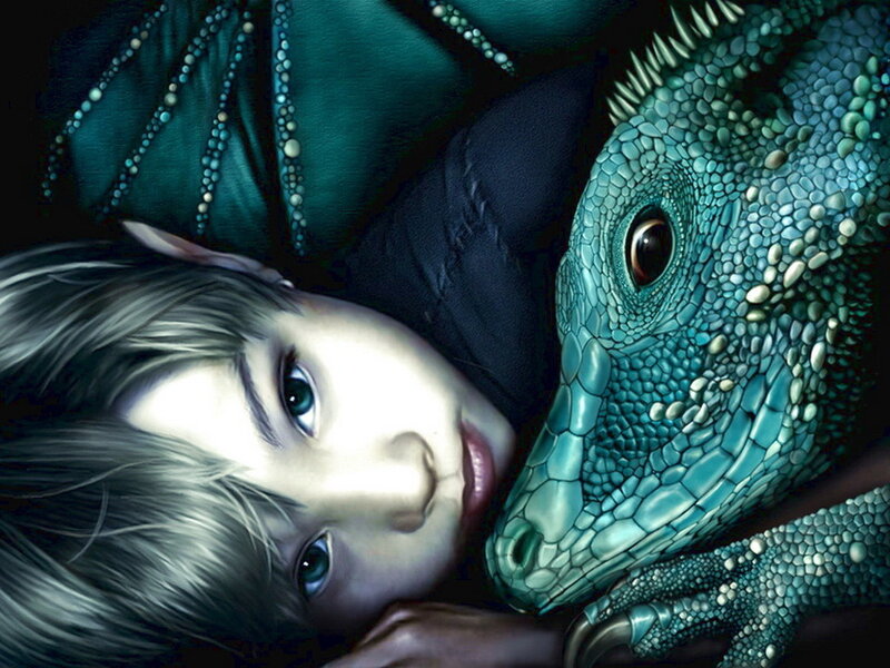 Child with Green Dragon