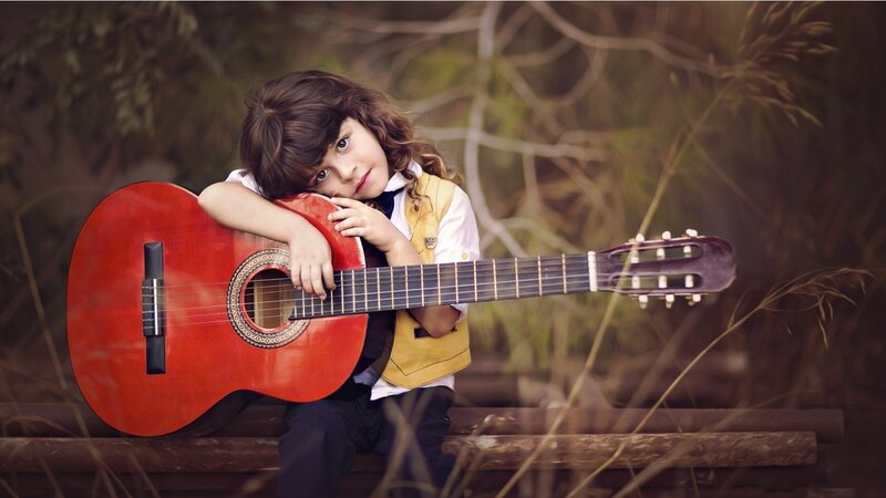 Child with Guitar