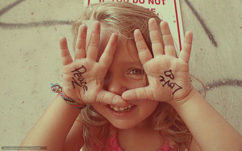 Child with Hands on Face
