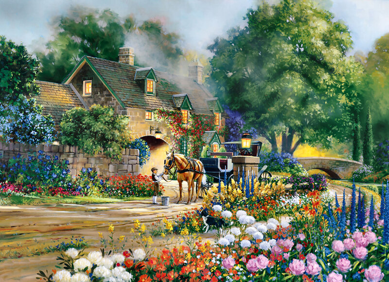 Child with Horse and Carriage