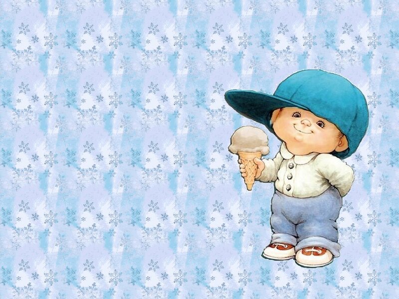 child with ice cream cone