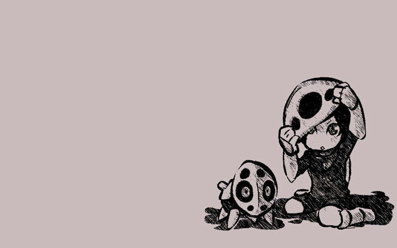 child with ladybug creatures