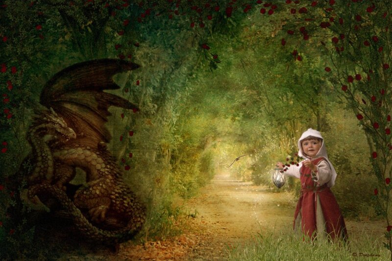 Child with Lantern