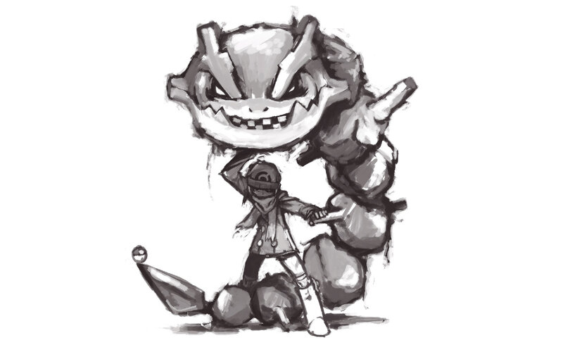 Child with Large Creature