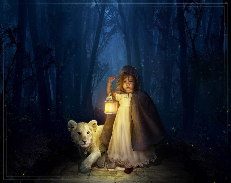 Child with Lion Cub