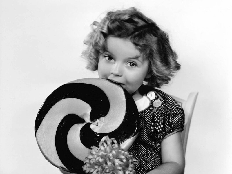 Child with Lollipop — Black