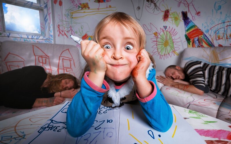 Child with Marker
