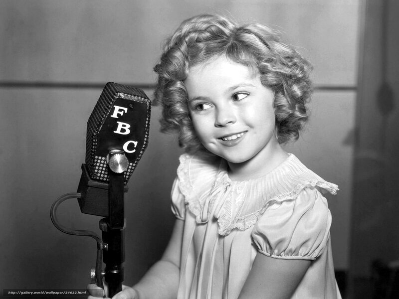 child with microphone