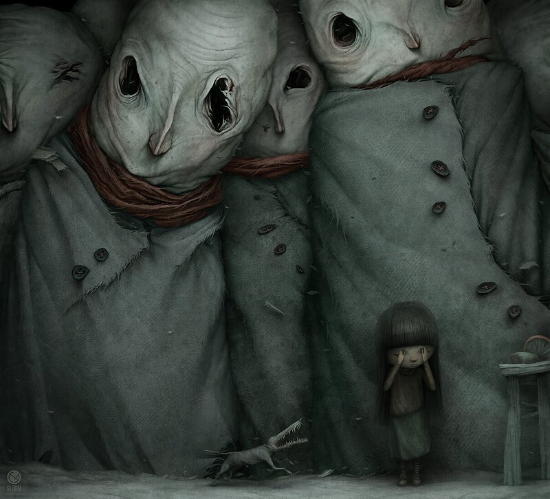 Child with Monsters — Gray