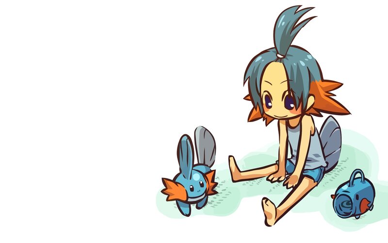 child with pokémon companions