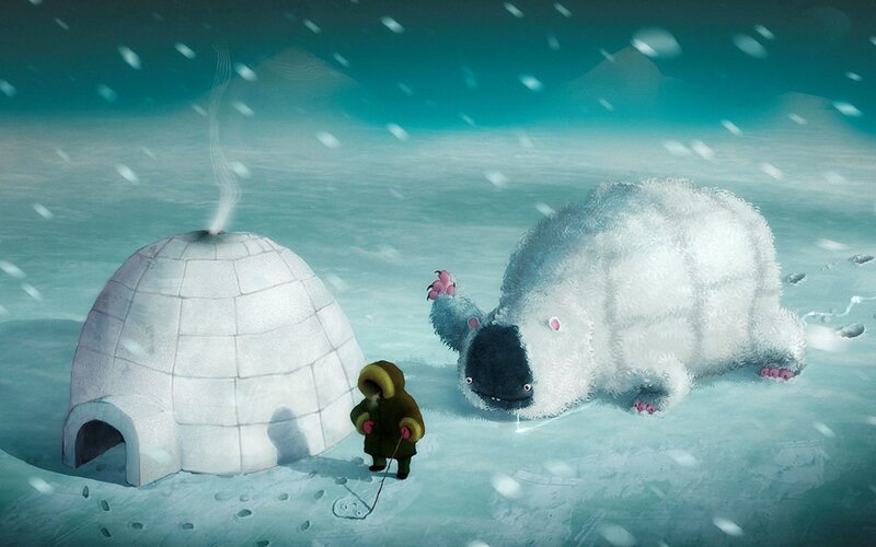 Child with Polar Bear