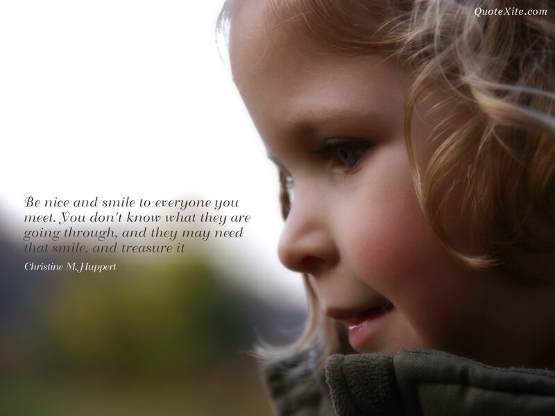 child with quote
